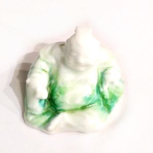 Green & White Buddha Statue